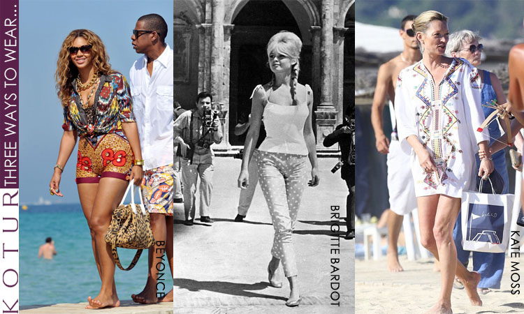 tempo Vooruitgaan Susteen The World of KOTUR: Three ways to wear: The St Tropez Look | Kotur