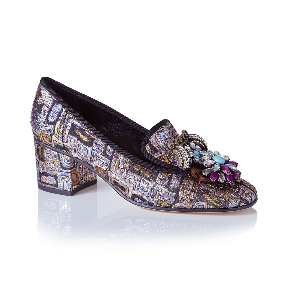 Georgi Block Heel Sandal | Platform loafers, Heeled loafers, Heels